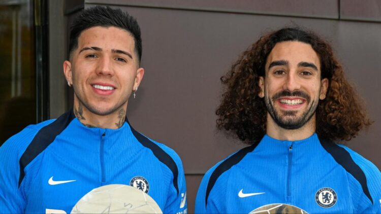 PFA present Enzo Fernandez, Cucurella with special recognition awards
