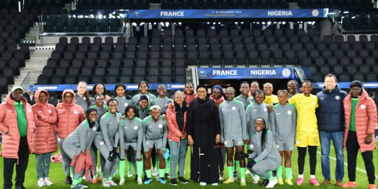 Super Falcons of Nigeria lose to France in friendly