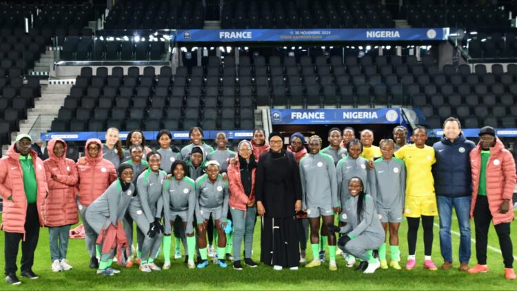 Super Falcons of Nigeria lose to France in friendly