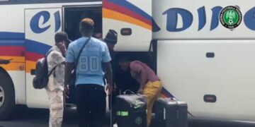 Breaking! Victor Osimhen, Boniface, Troost-Ekong, 7 others storm Super Eagles camp in Abidjan (Video)