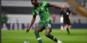 Sadiq Umar Arrives Super Eagles camp in Abidjan!