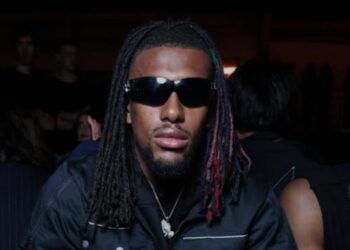 Super Eagles players pressure Alex Iwobi to perform new song “What’s Luv” (Video)