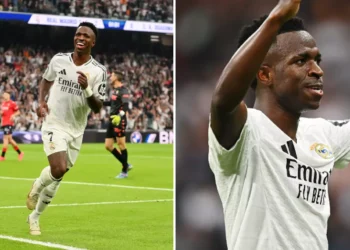 Vinicius outshines Mbappe with stunning hat-trick as Real Madrid return to winning ways