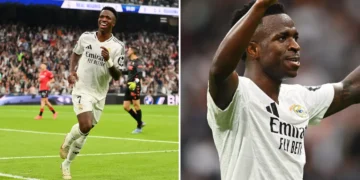 Vinicius outshines Mbappe with stunning hat-trick as Real Madrid return to winning ways