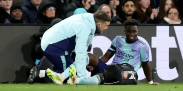 Arsenal hit with huge injury blow as Saka set to be out for several weeks