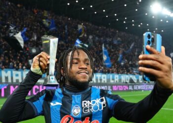 How Ademola Lookman reacted after scoring late winner for Atalanta over Milan