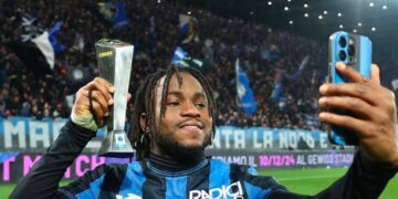 How Ademola Lookman reacted after scoring late winner for Atalanta over Milan