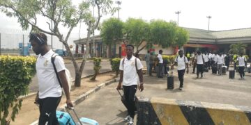 Breaking! Ghana Black Galaxies storm Uyo for showdown with CHAN Eagles