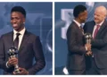 ‘You danced on them’ – Ronaldo celebrates Vinicius Junior after FIFA the Best triumph
