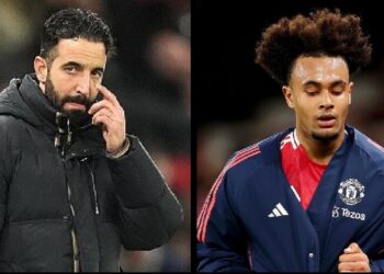 Ruben Amorim explains Zirkzee’s first half substitution in Man Utd loss to Newcastle