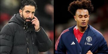 Ruben Amorim explains Zirkzee’s first half substitution in Man Utd loss to Newcastle