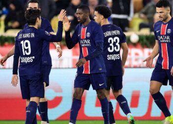 PSG topple Monaco as they extend lead at the summit