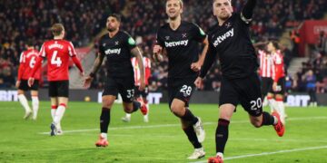 Aribo and Southampton fall to narrow defeat against West Ham