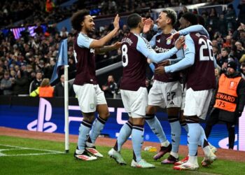 Rogers’ hat-trick sees Villa through to CL round of 16
