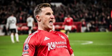 Nottingham Forest extend unbeaten run to seven matches after one-all draw against Liverpool