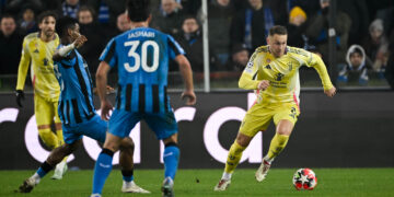 Raphael Onyedika features as Club Brugge v Juventus ends goalless