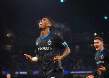 Raphael Onyedika scores first Champions League goal as Man City survive Club Brugge scare to book playoffs spot