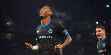 Raphael Onyedika scores first Champions League goal as Man City survive Club Brugge scare to book playoffs spot