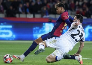 Barcelona 2-2 Atalanta: Lookman absent as entertaining draw sends Italians to playoffs