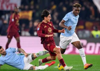 Dele-Bashiru in action as Lazio suffers defeat in Rome derby