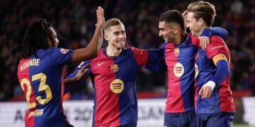 Barcelona run riot against Valencia
