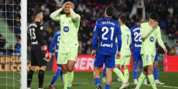 Barcelona held to 1-1 draw by Getafe