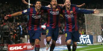Neymar hints at reunion with Messi and Suarez