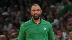 Ime Udoka during his time with the Boston Celtics