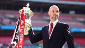 Erik Ten Hag after Manchester United FA Cup Win at Wembley 