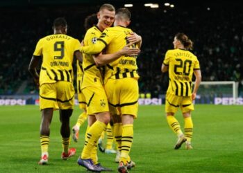 Dortmund dominate Sporting with second-half surge in Champions League playoff