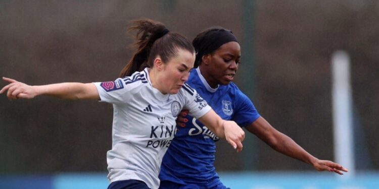 Toni Payne in action for Everton in the Women's Super Eagles