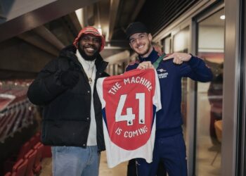 OdumoduBlvck links up with Rice after massive Arsenal win