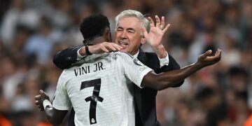 Beware of Vinicius Jr! – Ancelotti fires fierce warning to Manchester City ahead of Champions League playoffs