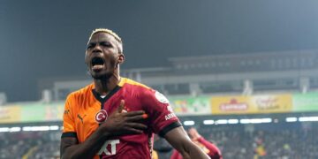 Osimhen scores twice as Galatasaray edge Olawoyin’s Rizespor