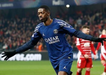 Dembélé shines as PSG cruise past Brest in Champions League playoffs