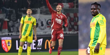 Moses Simon helpless as Nantes lose at home to gallant Brest