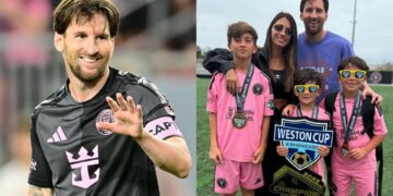 Messi and family celebrate Inter Miami Academy’s triumph at Weston Cup