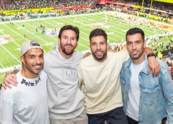 Messi and Inter Miami stars attend Super Bowl LIX
