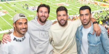 Messi and Inter Miami stars attend Super Bowl LIX
