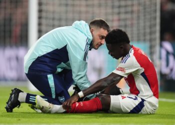 Saka suffers major injury blow as Arsenal’s title hopes suffer setback