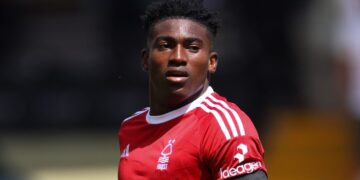 Taiwo Awoniyi injured after FA Cup goal for Nottingham Forest