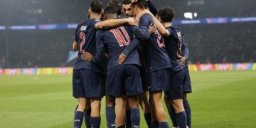 PSG run riot against Brest to storm into Champions League last 16