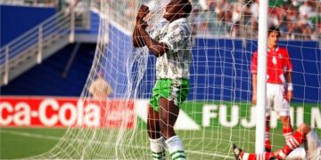 All Nigerian goalscorers at the FIFA World Cup