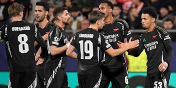 Arsenal crush PSV in seven-goal UCL thriller