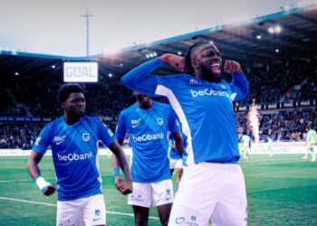 Arokodare nets as Genk thrash Gent in Belgian Pro League