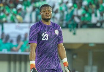 Nwabali defeats Onyedika in video game battle at Super Eagles camp in Uyo