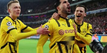 Dortmund edge Lille to move into Champions League quarter-finals