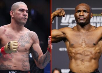 Alex Pereira and Kamaru Usman share wholesome moment at UFC PI