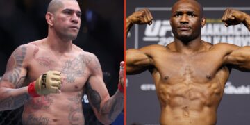 Alex Pereira and Kamaru Usman share wholesome moment at UFC PI