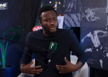 John Obi Mikel visits Sky Sports headquarters in London